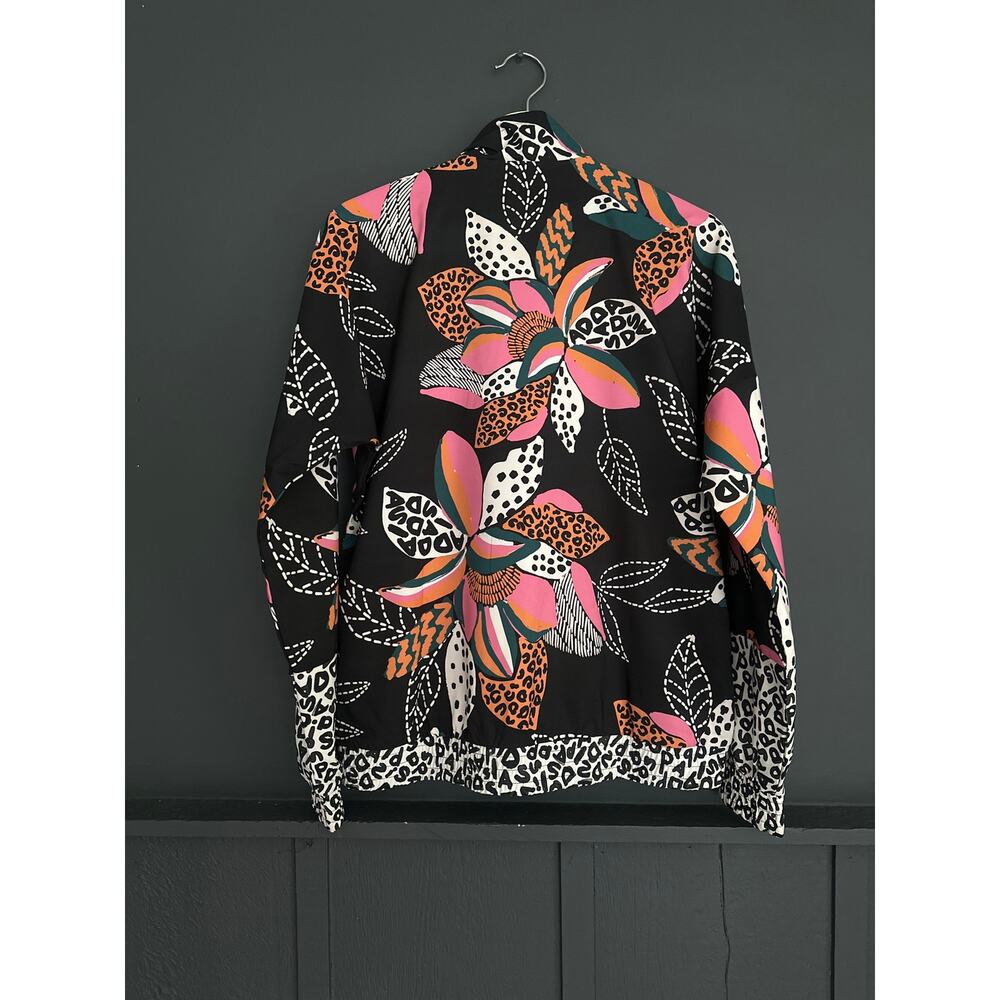 Farm Rio X Adidas Farm Rio Print Relaxed Lightweight Windbreaker Size Small - Picture 9 of 14